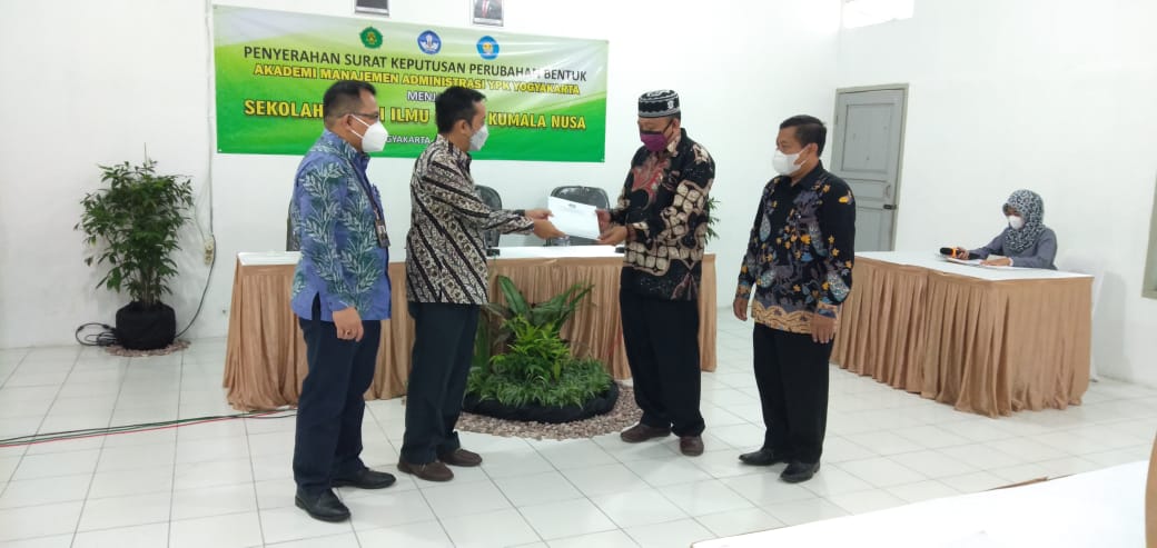 Selamat! AMA YPK Yogyakarta resmi berubah menjadi STIB Kumala Nusa